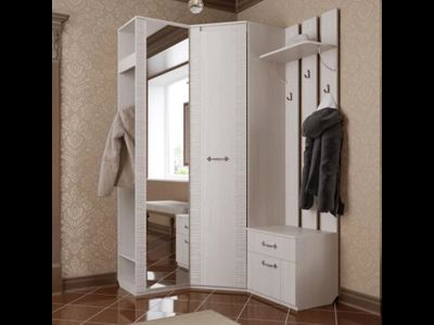 Угловая прихожая Элана бодега белая