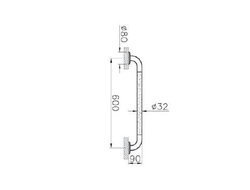 Поручень для ванной, 60 см, VitrA Arkitekt, A44449