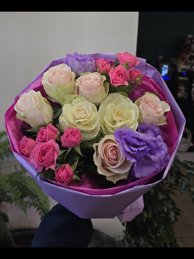 Букет с брассикой