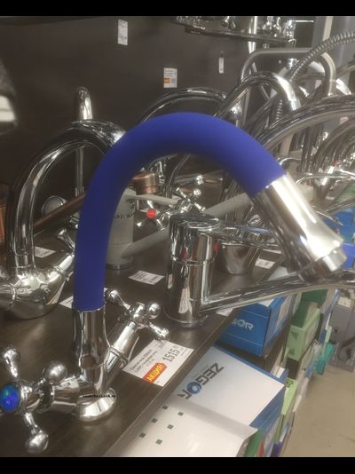 Гибкий излив цветной силиконовый с латунными гайками Frap 31см F7260 чёрный F7261 зеленый F7263 синий F7266 белый F7267 серый F7268 красный