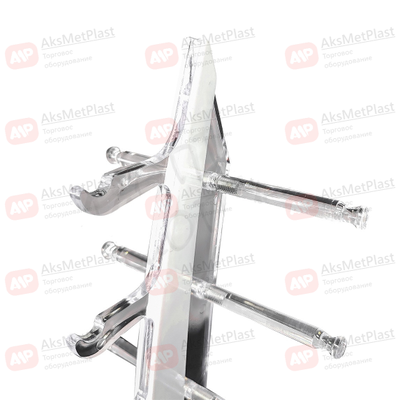 HG5S Стойка для очков и оправ настольная на 5 мест, без замков, белая