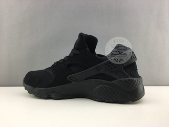 Nike Huarache черные замша женские (36-41) Арт: 003FМ(I)