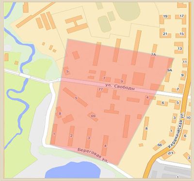 ул. Береговая - Свободы (50 щитов)