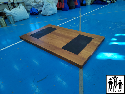 Помост тяжелоатлетический (для становой) с морением