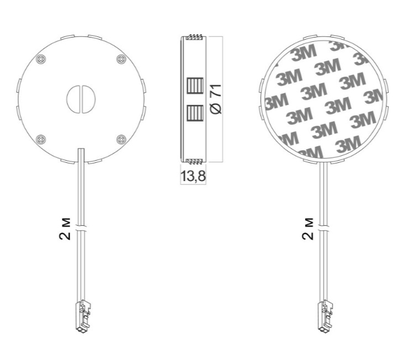 Беспроводное зарядное устройство SECRET скрытого монтажа