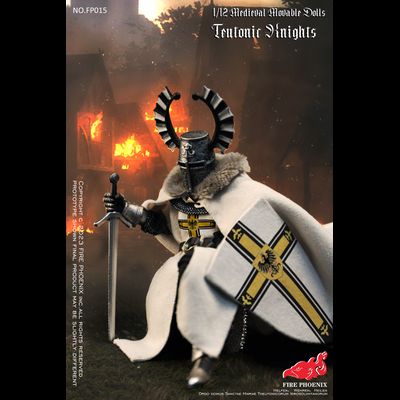 Рыцарь тевтонского ордена - Коллекционная фигурка 1/12 SCALE Medieval Teutonic Knights (FP015) - FIRE PHOENIX
