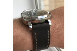 Пошив ремешка из кожи теленка