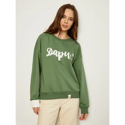 ЖЕНСКИЙ СВИТШОТ ОЛИВА "ДАРИ"