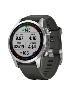 Умные часы Garmin Fenix 7S Solar Silver GPS 010-02409-00