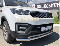 Защита переднего бампера d60 для Changan CS55 2018-