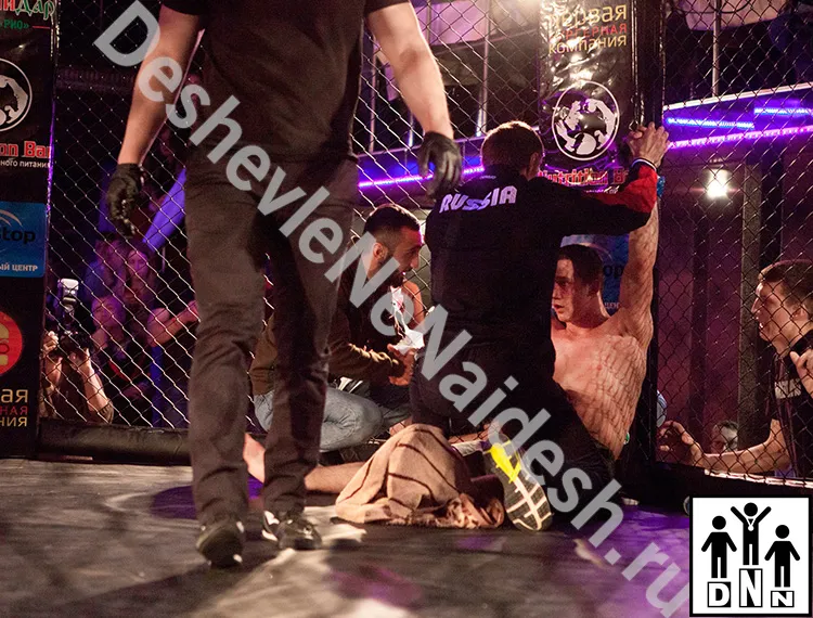 Октагон. турнир Grad-5. Бои без правил Восьмиугольник 30