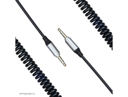 Кабель AUX  Витой матовый JD-68 1,8м Black   (25pcs)