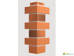 Угол наружный FLEMISH красный жженый 420 мм