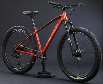 Велосипед Полуфэтбайк Timetry TT076, 10СК 29" Красный,  Рама 17"