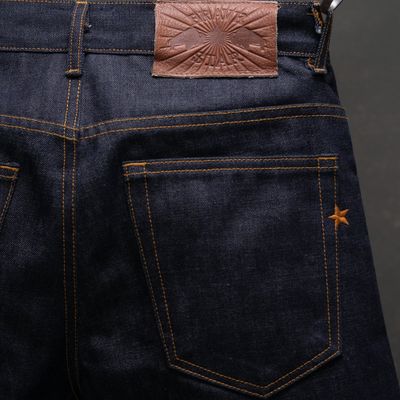 Джинсы =Brave Star= True Straight 14oz Hardline Japan Selvage Denim
