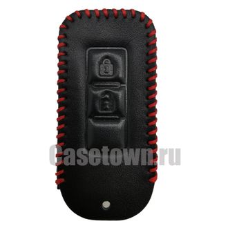 Чехол на ключ Mitsubishi Eclipse Cross, Pajero Sport, L200, Outlander, Lancer, ASX (2 кнопки)