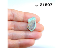 Бирюза натуральная (необработанная) Казахстан арт.21797: 2,6г - 16*14*11мм