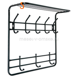 ЗМ148 Вешалка с полкой "ВСП 8". Размер: 600*575*220.