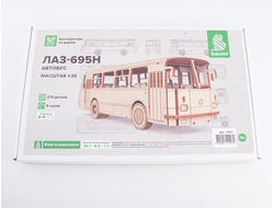 Деревянная модель: (Baumi 11107) Автобус ЛАЗ 695-Н