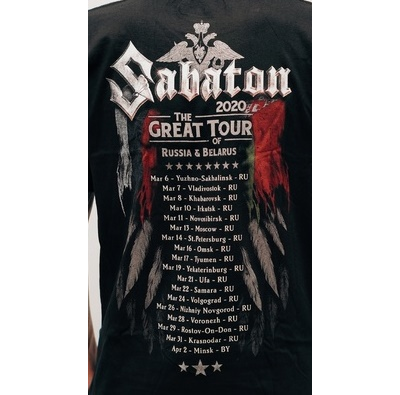 Футболка Sabaton - Great Tour 2020