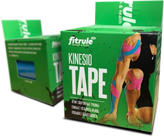 (Fitrule) Кинезио тейп Tape - (7,5 cм х 5 м) - (желтый)