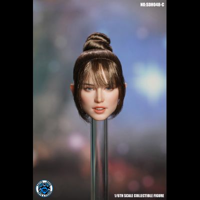 Женская голова (скульпт) - Ана Армас - 1/6 scale Western Actress Headsculpt (SDH048C) - SUPER DUCK