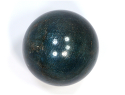 Шар Апатит синий, Бразилия (36 мм, 78 г) №20817