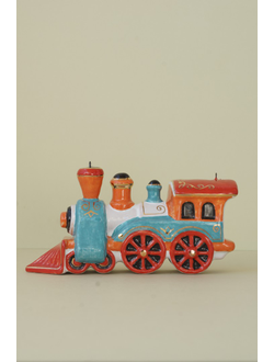 Паровозик цветной