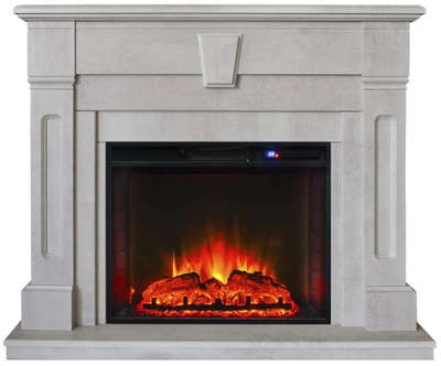 Электрокамин Kellie WT с очагом Sparta 25.5 LED