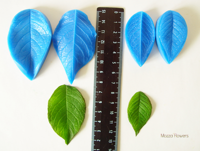 "Лист вишни " Силиконовый молд (вайнер)