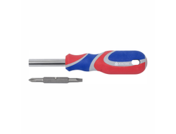 Отвертка со сменными вставками (битами), 6 в 1 МАСТАК 049-6B