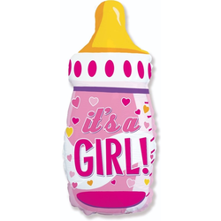 ВОЗДУШНЫЙ ШАР ФОЛЬГИРОВАННЫЙ "БУТЫЛОЧКА Девочки"