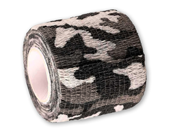 Бандажный эластичный бинт - серый камуфляж (5 см)