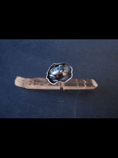 Мистическое кольцо с лягушкой "Лунная принцесса"