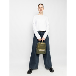 Женский кожаный рюкзак Anzolla Premium gold kiwi (арт. 
3040-59)