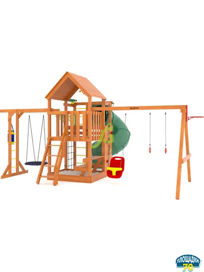 Детская площадка IgraGrad Крафт Pro 4 с трубой