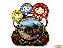 Магнит матрешка "НОВАТ"