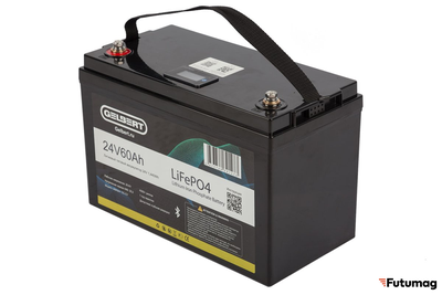 Литиевый тяговый аккумулятор Gelbert LiFePO4 (24V/60Ah/80A/1,440Wh) BT/Display