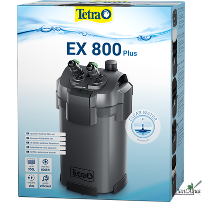 Фильтр внешний Tetra EX 800 Plus для аквариумов от 100 до 300 литров