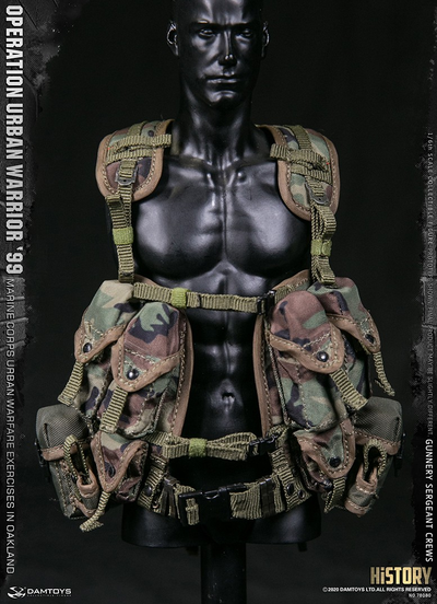 Американский морпех - сержант Крюс - ФИГУРКА 1/6 scale Operation Urban Warrior ‘99 - Marine Corps urban warfare exercises in Oakland “Gunnery sergeant Crews” (78080) - DAMTOYS