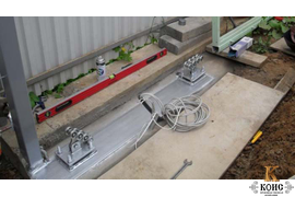 закладная и система роликов для откатных ворот