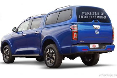 Кунг Sammitr SUV Plus V2 для Great Wall Poer! Оцинкованная сталь, дверь с рамой, центральный замок!