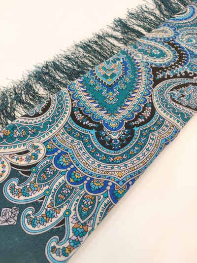 Павловопосадский платок В ожидании праздника 1895-12