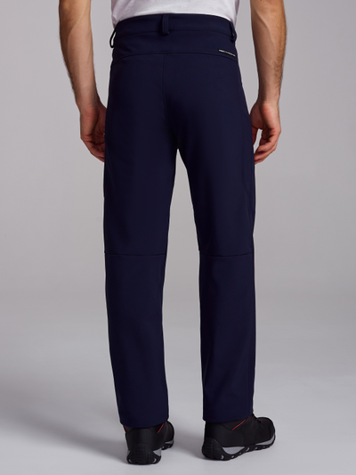 Утепленные спортивные брюки  мужские 261BM-1402, темно-синие