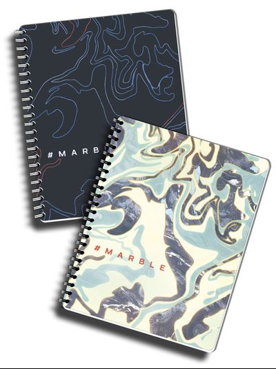 Набор тетрадей 24 листа с МРАМОРОМ / MARBLE