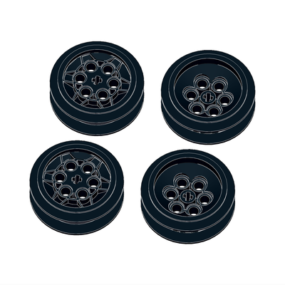 !АНАЛОГ! Wheels /  62' rims Black, BLACK (WHL5)