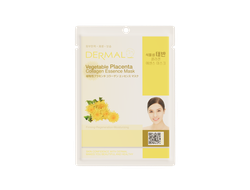 Dermal Vegetable Placenta Collagen Essence Mask / Dermal Тканевая маска с фитоплацентой и коллагеном (23 г)