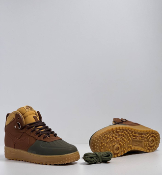 Nike Air Force 1 Duckboot Multicolor с мехом