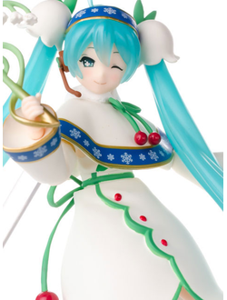 Фигурка фигма Мику Хацунэ (figma Hatsune Miku Snow 2015, Snow Bell Ver.)