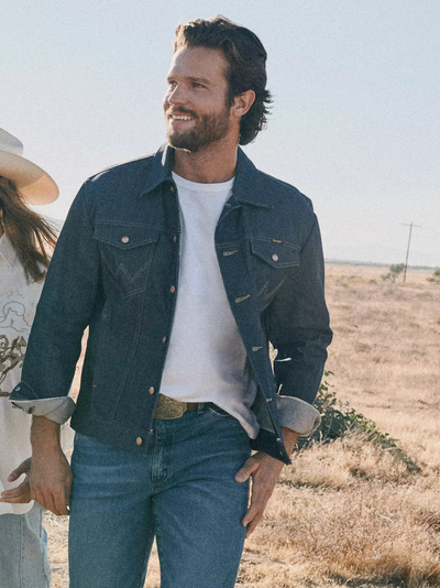 Куртка Wrangler® Cowboy Cut® Selvedge Unlined Denim Jacket